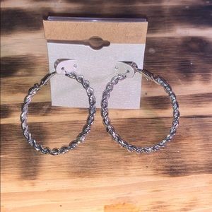 Silver Hoop Earrings